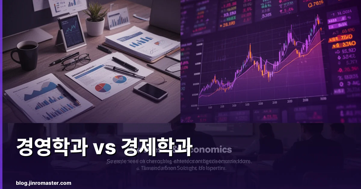 경영학과 vs 경제학과 — 뭐가 다르고 뭐가 맞을까